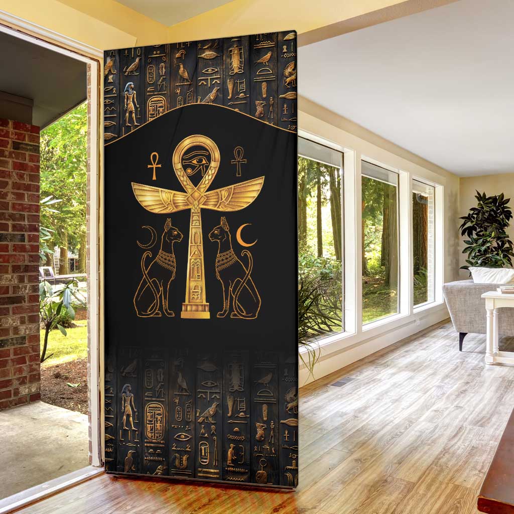 Ankh with Eye of Horus Door Cover Ancient Egypt Culture