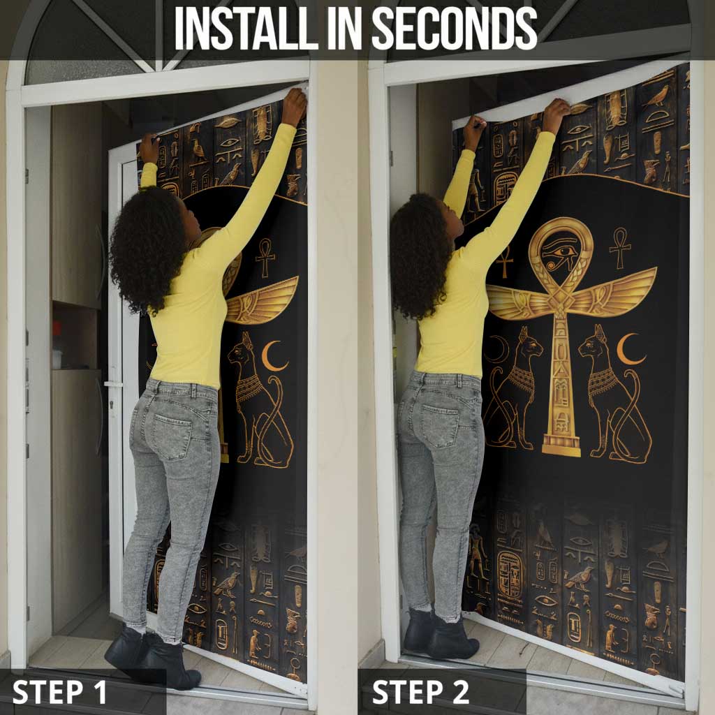 Ankh with Eye of Horus Door Cover Ancient Egypt Culture