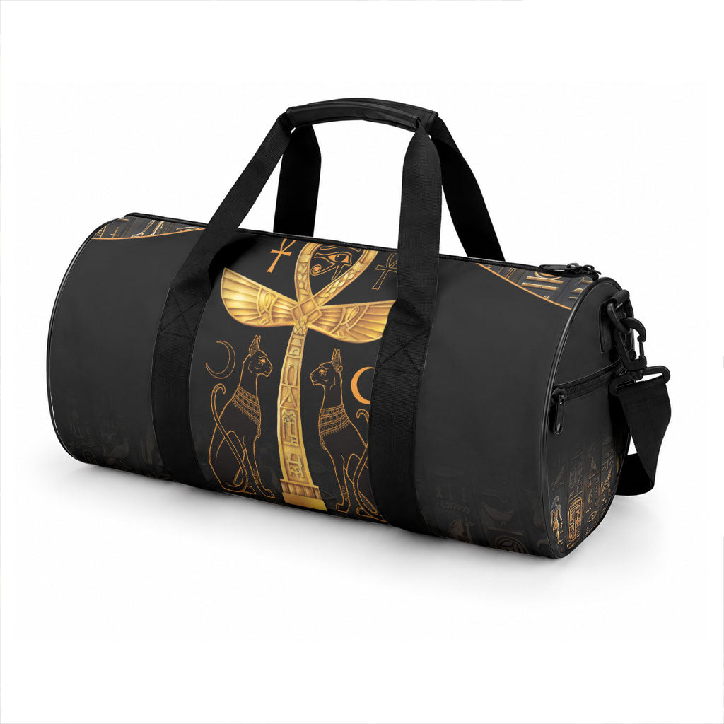 Ankh with Eye of Horus Duffle Bag Ancient Egypt Culture