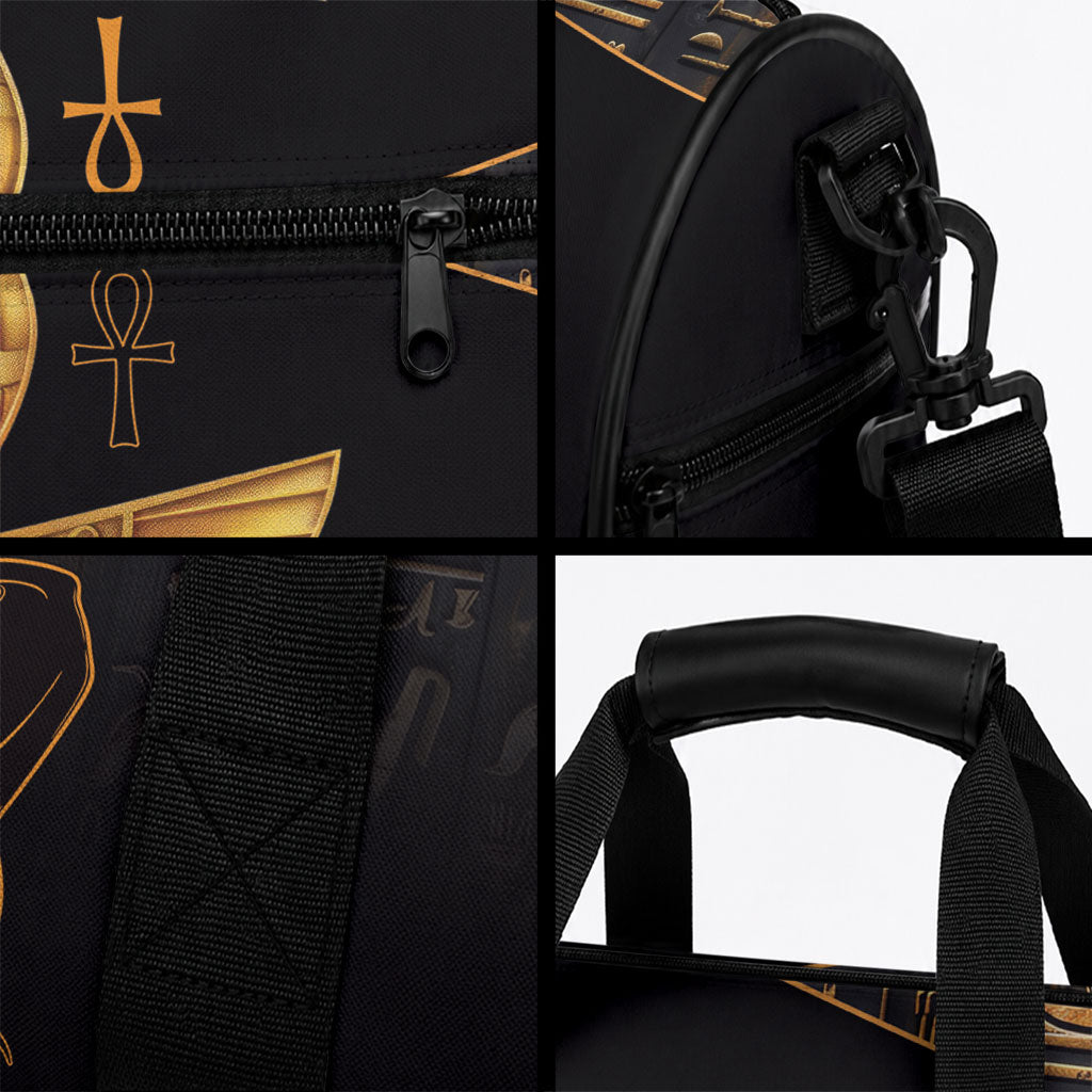 Ankh with Eye of Horus Duffle Bag Ancient Egypt Culture