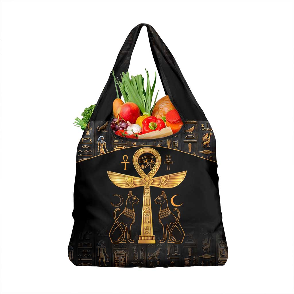 Ankh with Eye of Horus Grocery Bag Ancient Egypt Culture