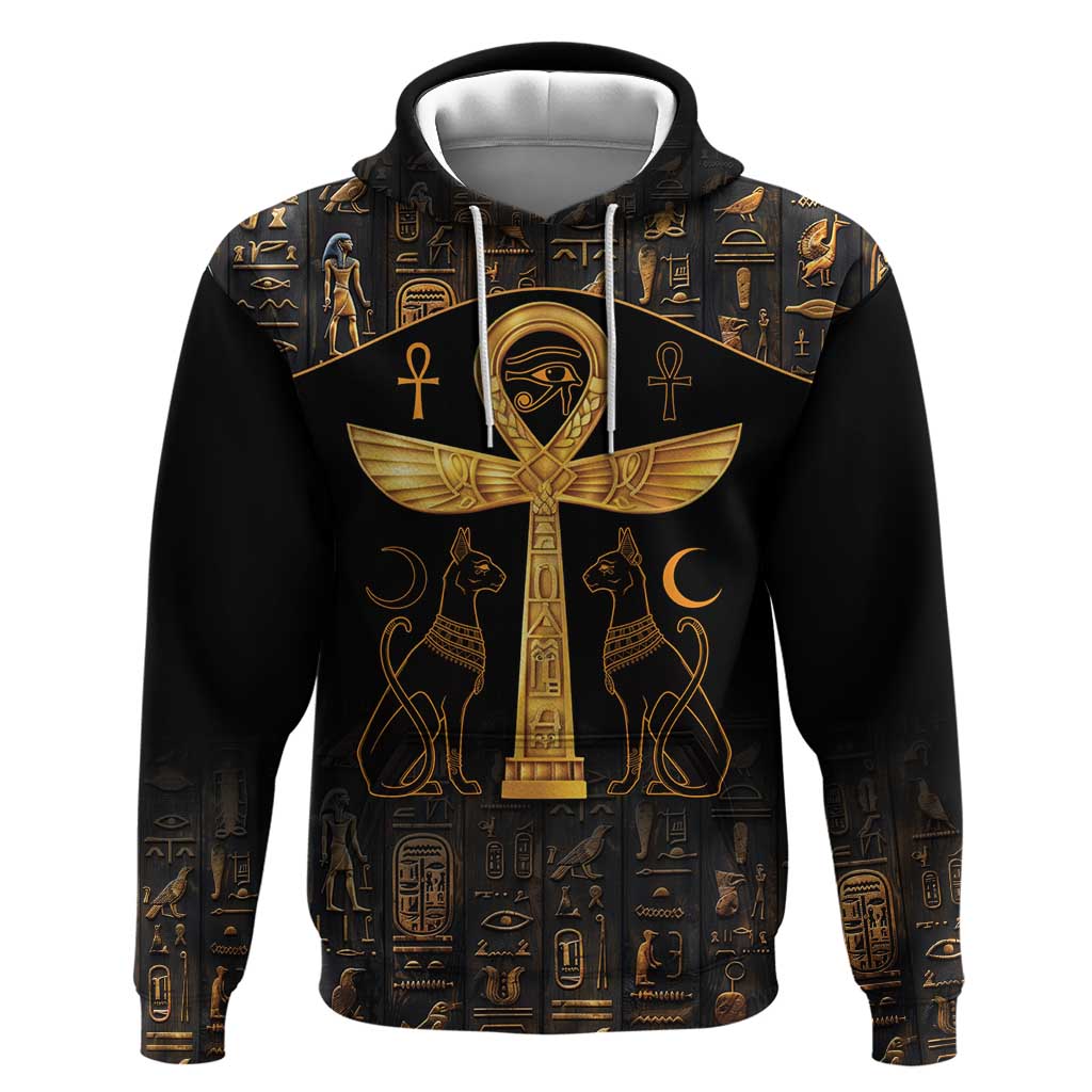 Ankh with Eye of Horus Hoodie Ancient Egypt Culture