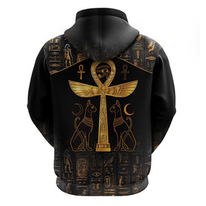 Ankh with Eye of Horus Hoodie Ancient Egypt Culture