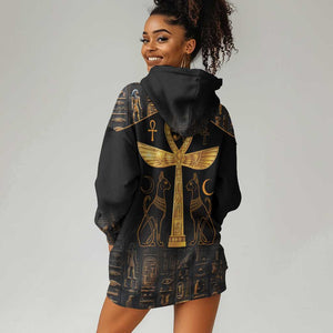 Ankh with Eye of Horus Hoodie Dress Ancient Egypt Culture