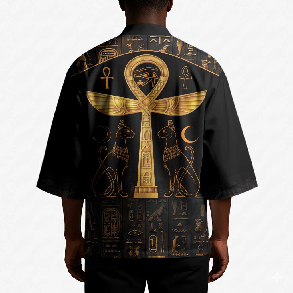Ankh with Eye of Horus Kimono Ancient Egypt Culture