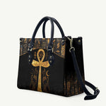 Ankh with Eye of Horus Leather Bag Ancient Egypt Culture