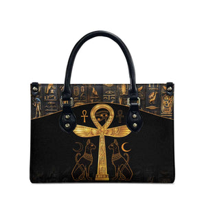 Ankh with Eye of Horus Leather Bag Ancient Egypt Culture