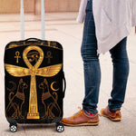 Ankh with Eye of Horus Luggage Cover Ancient Egypt Culture