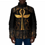 Ankh with Eye of Horus Padded Jacket Ancient Egypt Culture