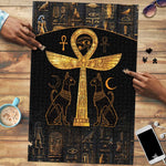 Ankh with Eye of Horus Puzzle Ancient Egypt Culture