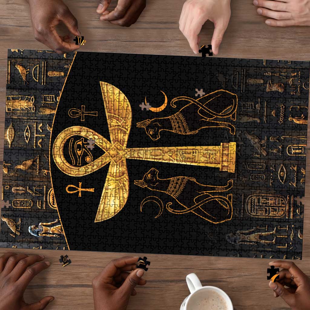 Ankh with Eye of Horus Puzzle Ancient Egypt Culture