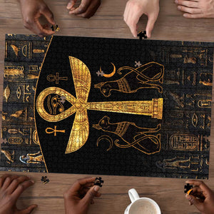 Ankh with Eye of Horus Puzzle Ancient Egypt Culture