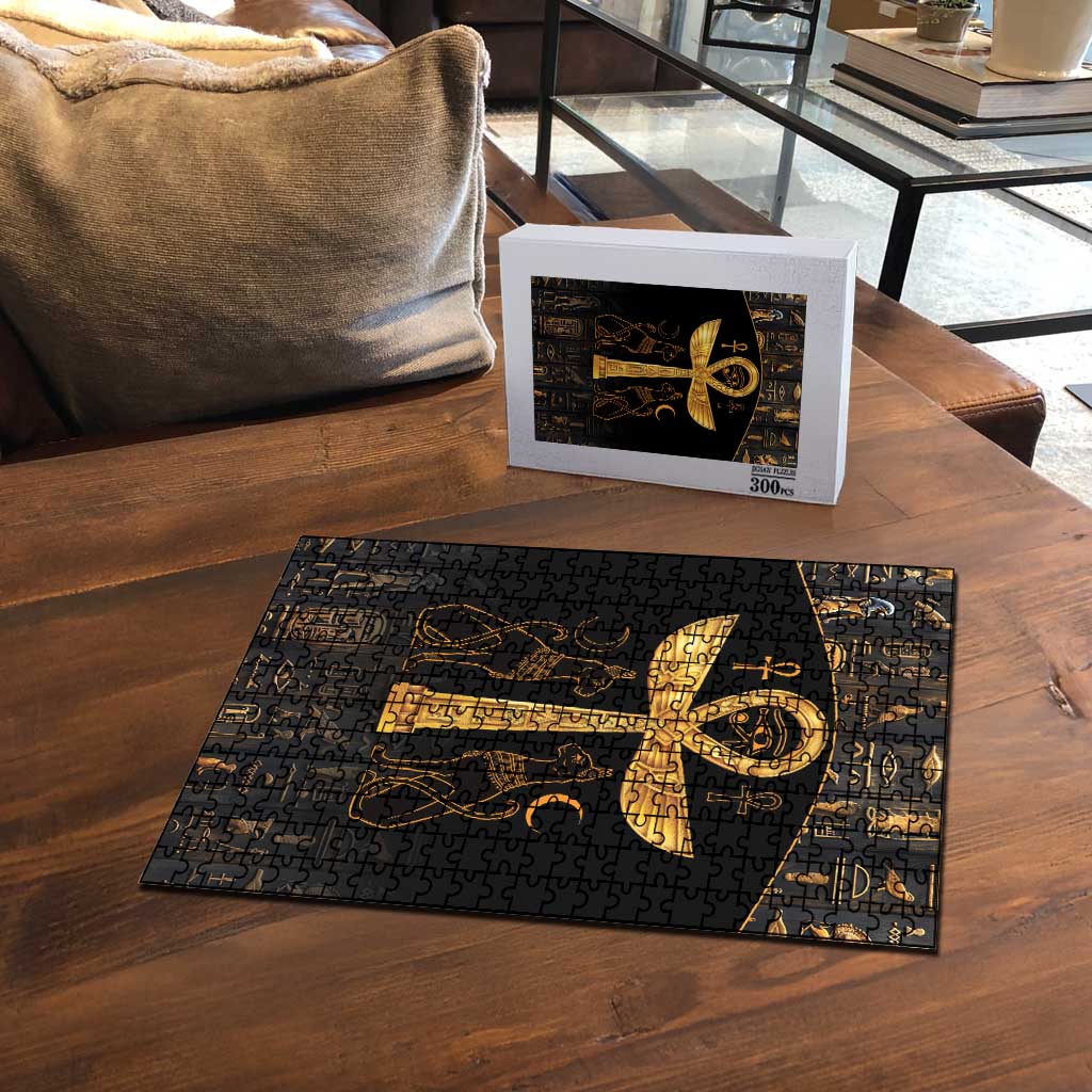 Ankh with Eye of Horus Puzzle Ancient Egypt Culture