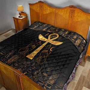 Ankh with Eye of Horus Quilt Ancient Egypt Culture