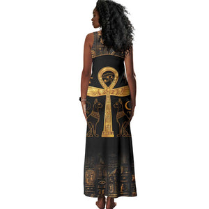 Ankh with Eye of Horus Tank Maxi Dress Ancient Egypt Culture