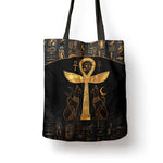 Ankh with Eye of Horus Tote Bag Ancient Egypt Culture