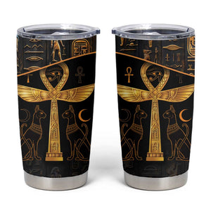 Ankh with Eye of Horus Tumbler Cup Ancient Egypt Culture