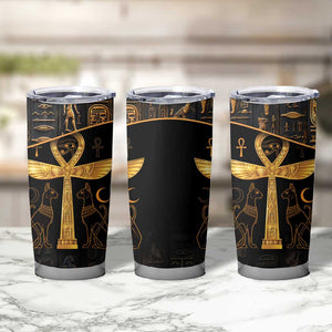 Ankh with Eye of Horus Tumbler Cup Ancient Egypt Culture