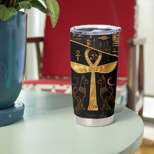 Ankh with Eye of Horus Tumbler Cup Ancient Egypt Culture