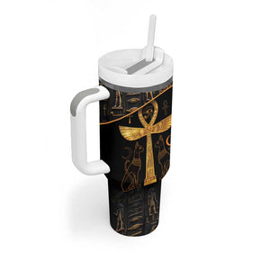 Ankh with Eye of Horus Tumbler With Handle Ancient Egypt Culture