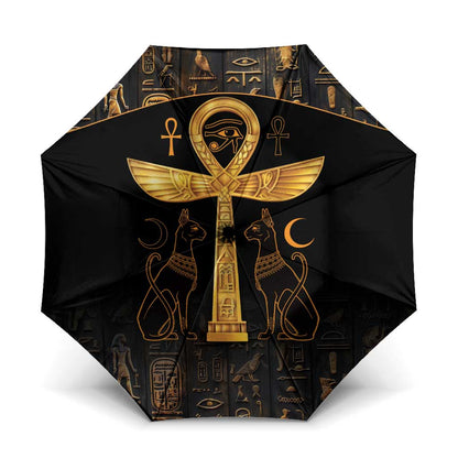 Ankh with Eye of Horus Umbrella Ancient Egypt Culture