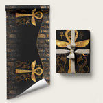 Ankh Eye of Horus Wrapping Paper Ancient Egypt Culture - African Pride