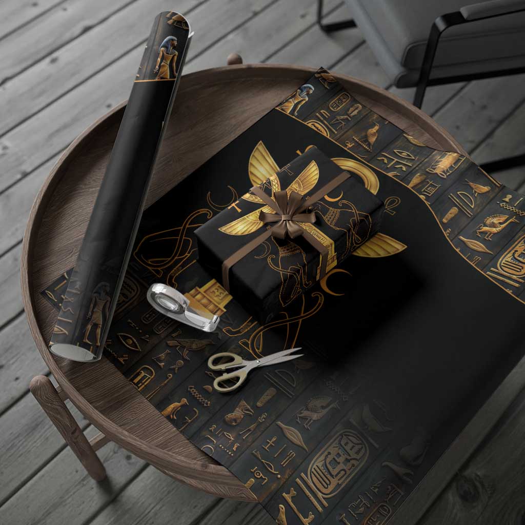Ankh Eye of Horus Wrapping Paper Ancient Egypt Culture - African Pride