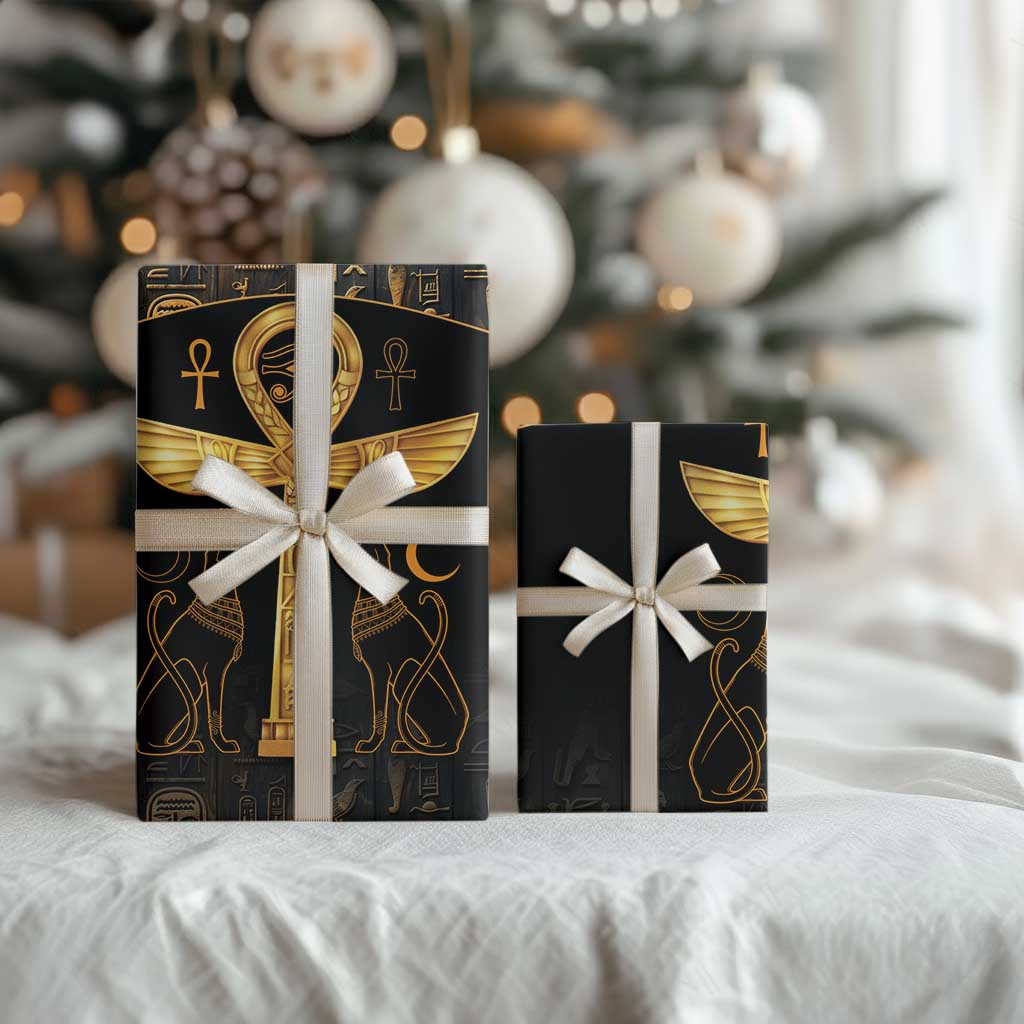 Ankh Eye of Horus Wrapping Paper Ancient Egypt Culture - African Pride