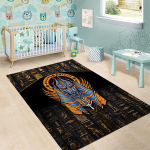 Egyptian Anubis Area Rug Ancient Egypt Culture