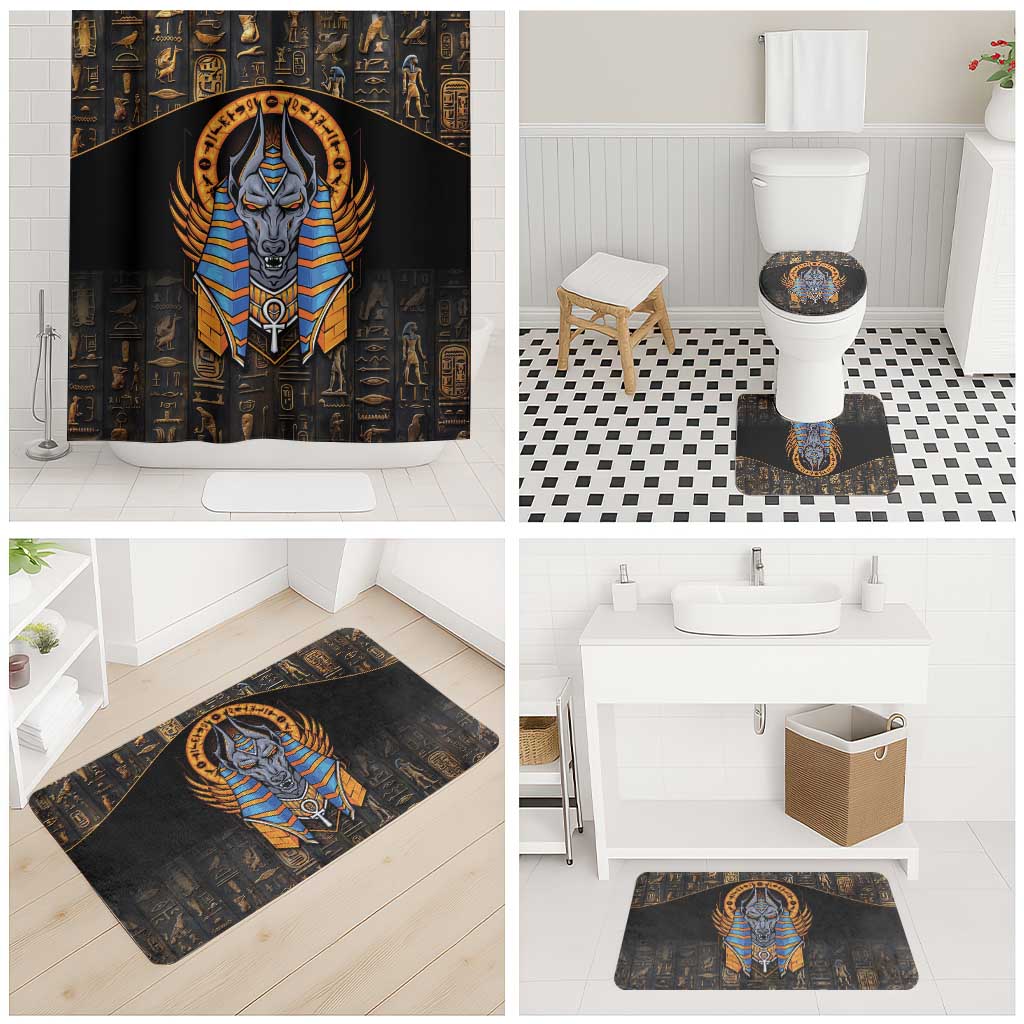 Egyptian Anubis Bathroom Set Ancient Egypt Culture