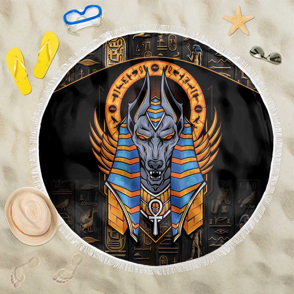 Egyptian Anubis Beach Blanket Ancient Egypt Culture