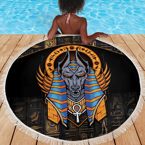 Egyptian Anubis Beach Blanket Ancient Egypt Culture