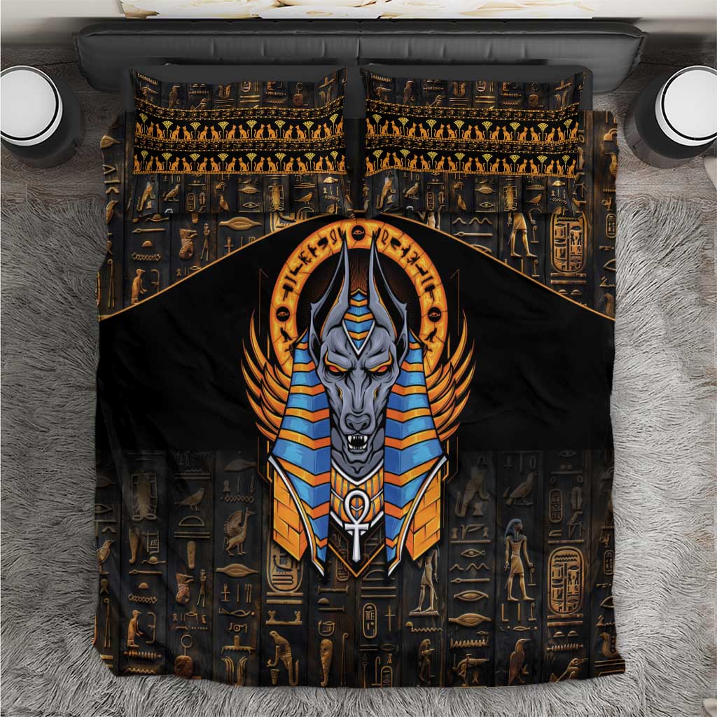 Egyptian Anubis Bedding Set Ancient Egypt Culture