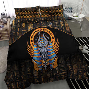 Egyptian Anubis Bedding Set Ancient Egypt Culture