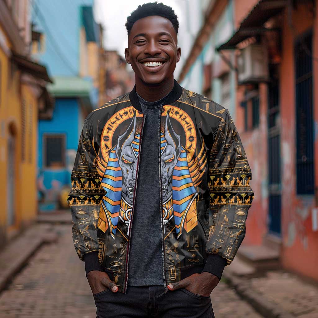 Egyptian Anubis Bomber Jacket Ancient Egypt Culture