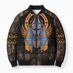 Egyptian Anubis Bomber Puffer Jacket Ancient Egypt Culture