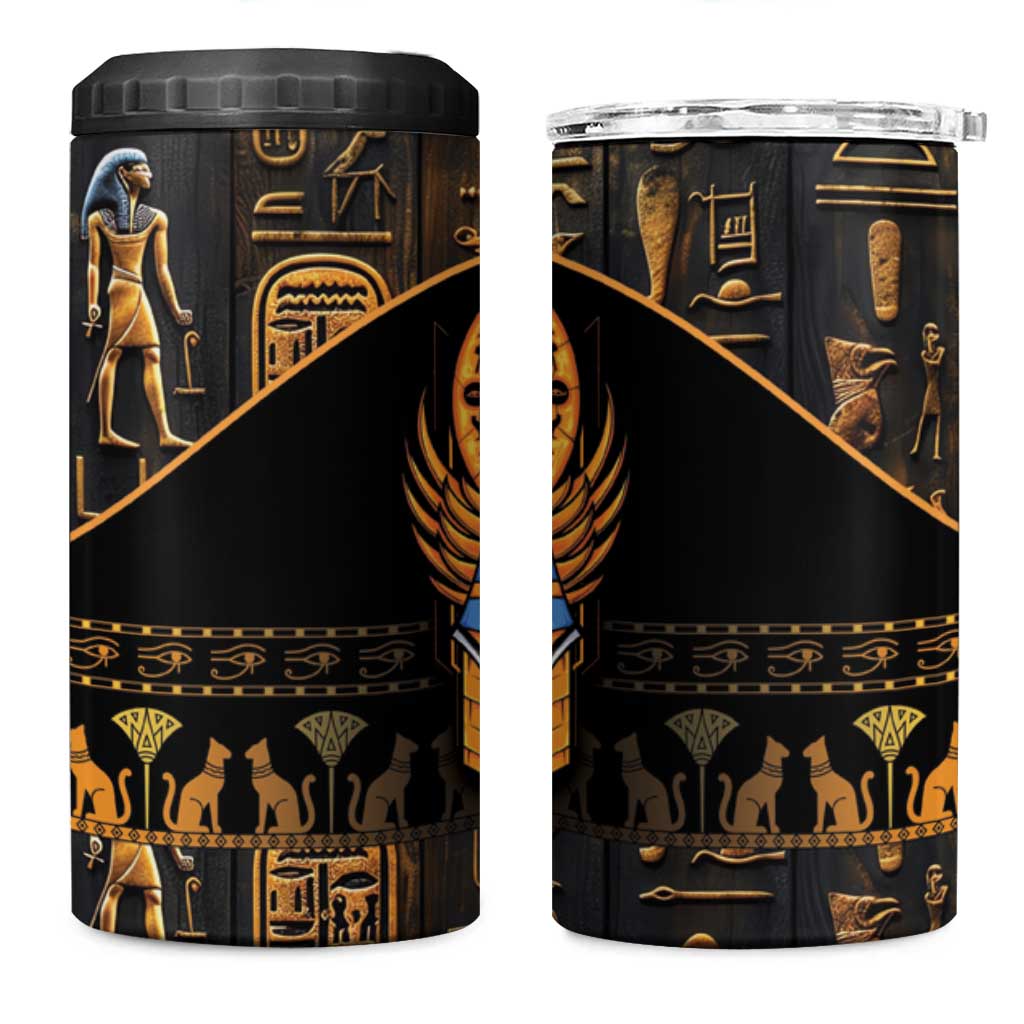 Egyptian Anubis 4 in 1 Can Cooler Tumbler Ancient Egypt Culture