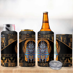 Egyptian Anubis 4 in 1 Can Cooler Tumbler Ancient Egypt Culture