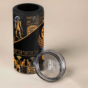 Egyptian Anubis 4 in 1 Can Cooler Tumbler Ancient Egypt Culture