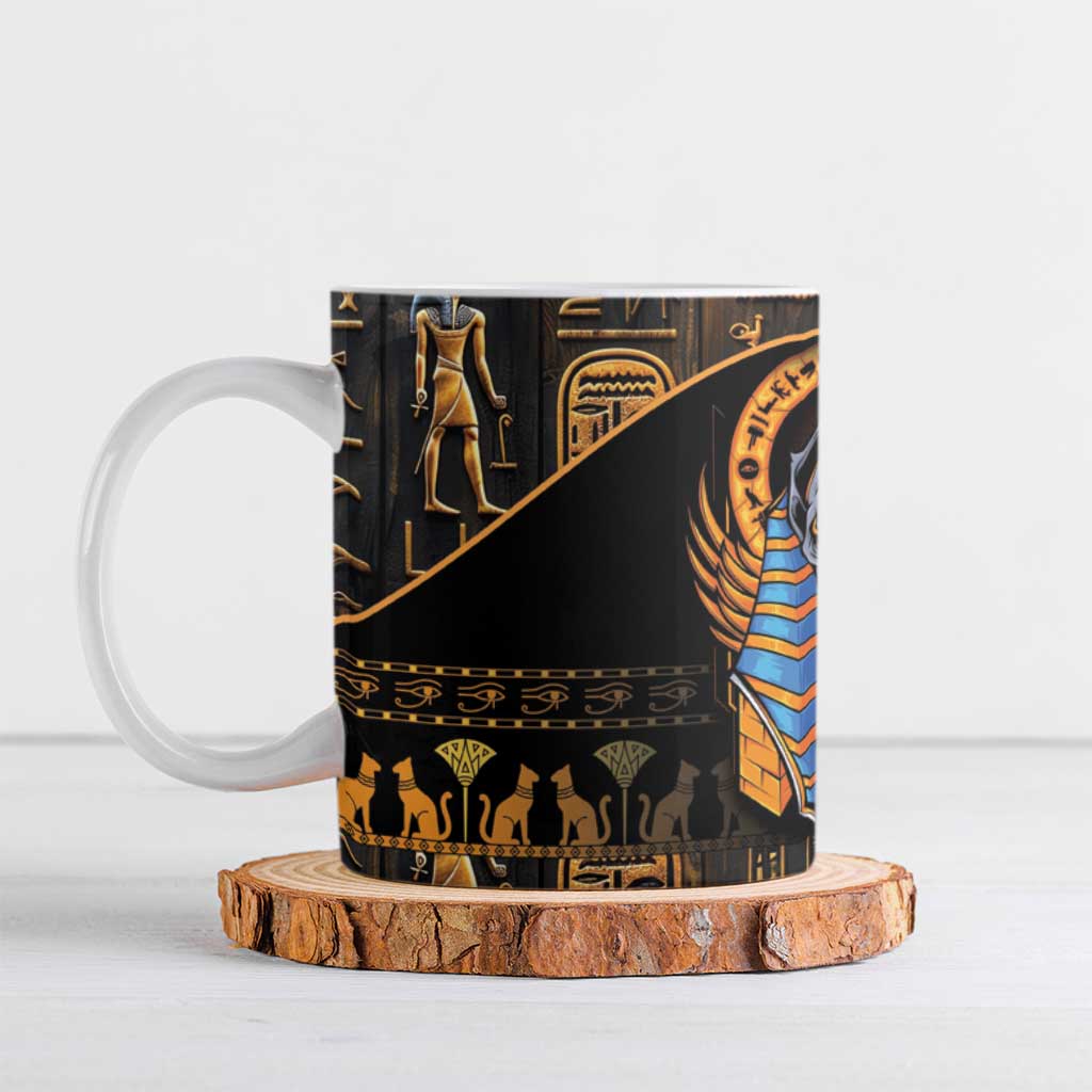 Egyptian Anubis Ceramic Mug Ancient Egypt Culture