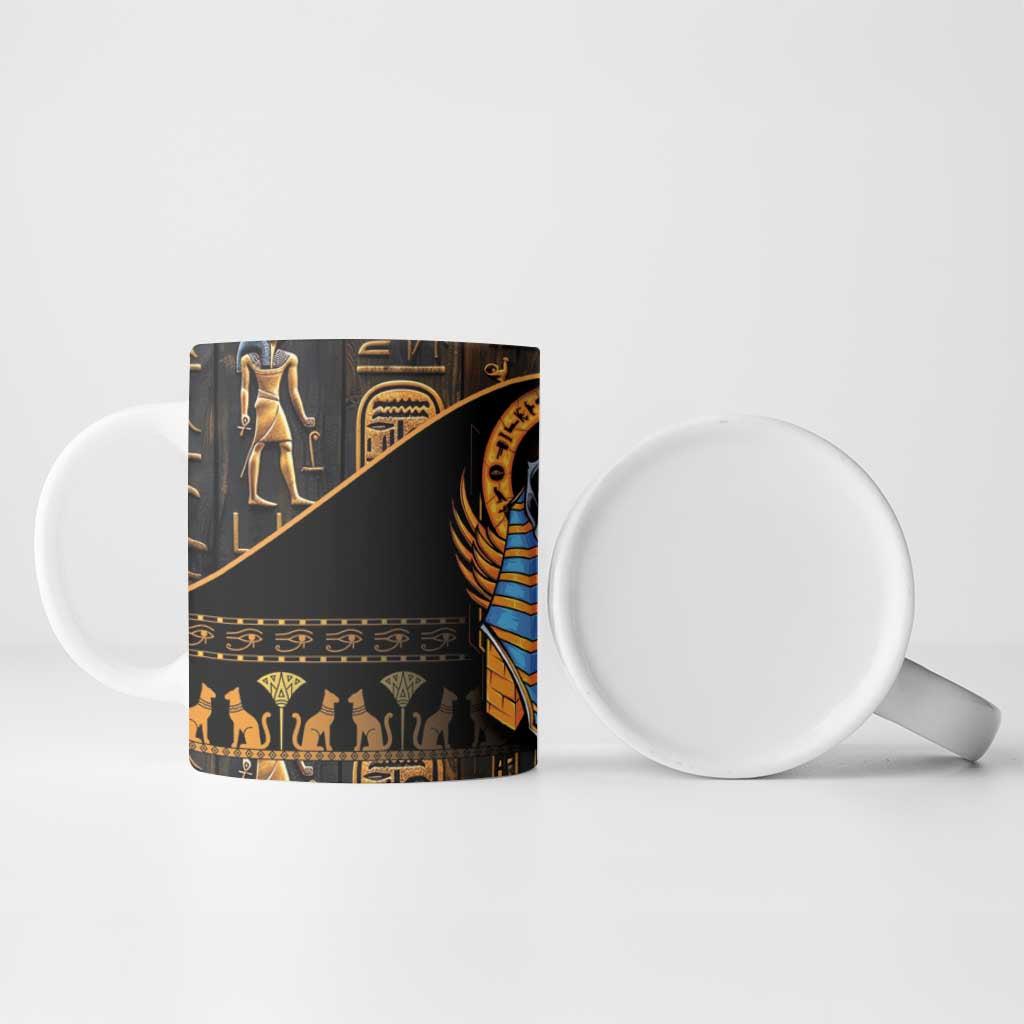 Egyptian Anubis Ceramic Mug Ancient Egypt Culture
