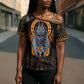 Egyptian Anubis Cross Shoulder Shirt Ancient Egypt Culture