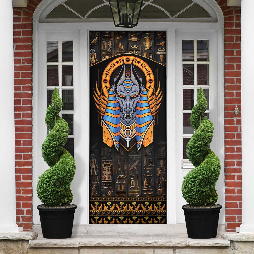 Egyptian Anubis Door Cover Ancient Egypt Culture