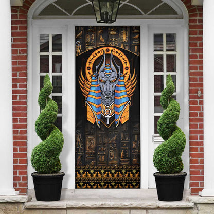 Egyptian Anubis Door Cover Ancient Egypt Culture