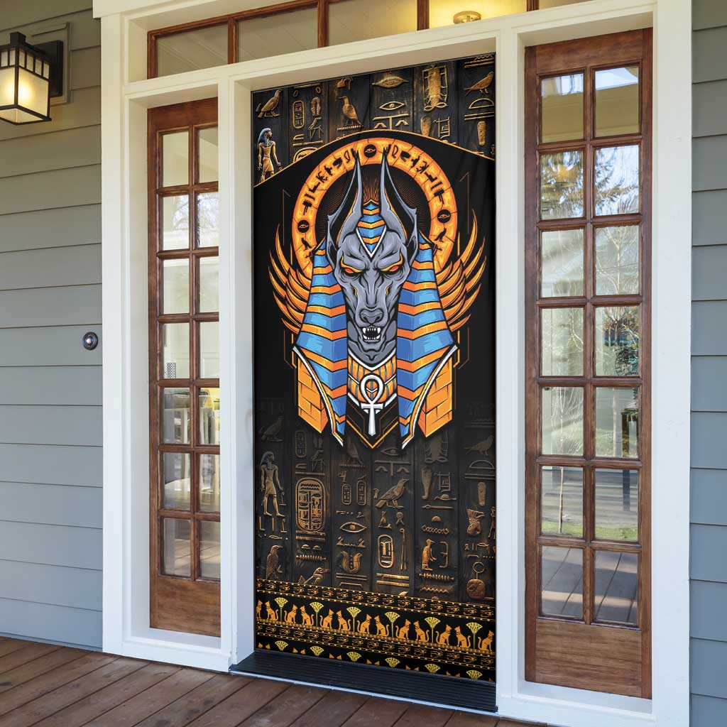 Egyptian Anubis Door Cover Ancient Egypt Culture