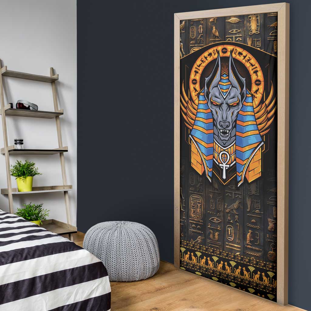 Egyptian Anubis Door Cover Ancient Egypt Culture
