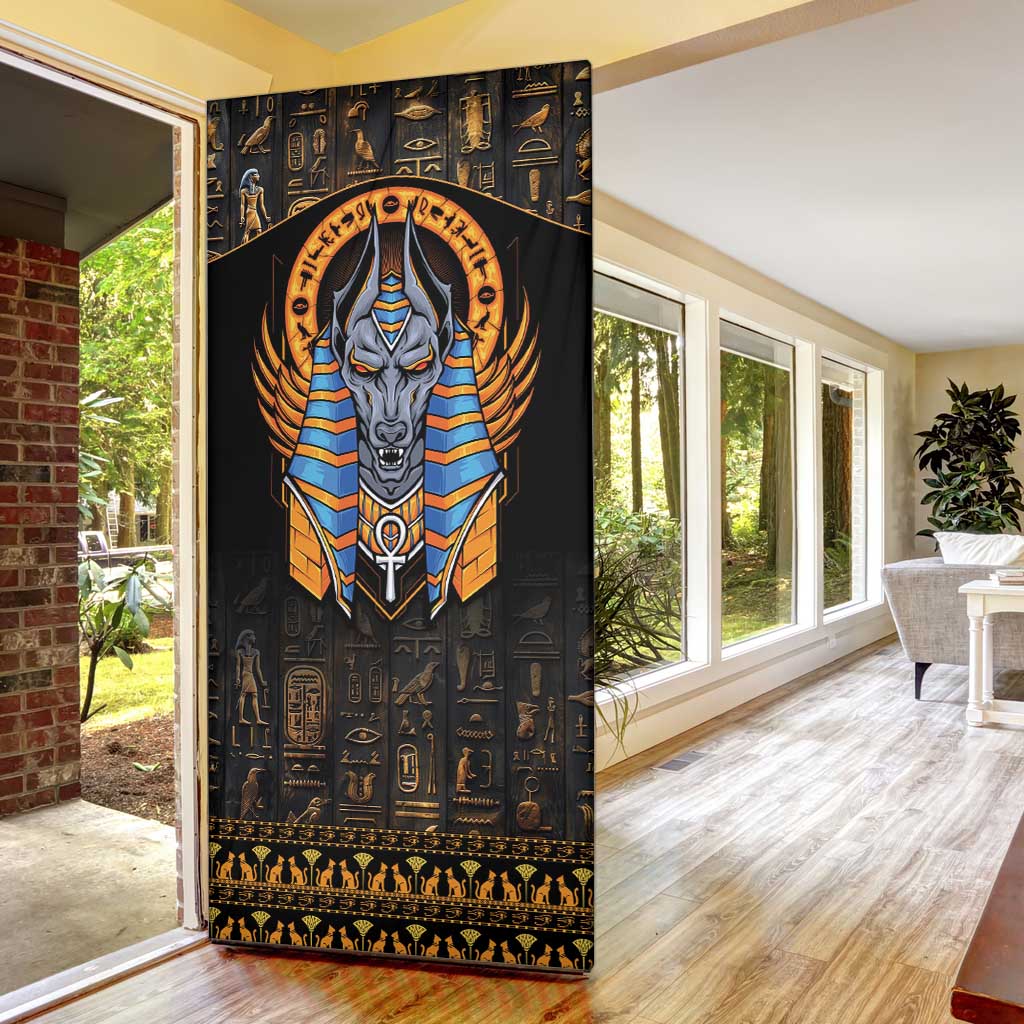 Egyptian Anubis Door Cover Ancient Egypt Culture