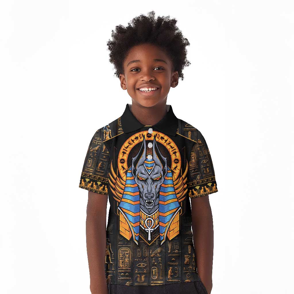 Egyptian Anubis Kid Polo Shirt Ancient Egypt Culture