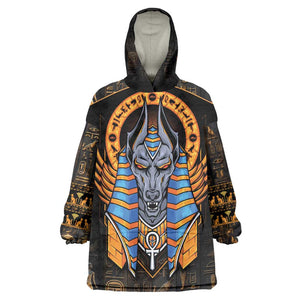 Egyptian Anubis KId Wearable Blanket Hoodie Ancient Egypt Culture