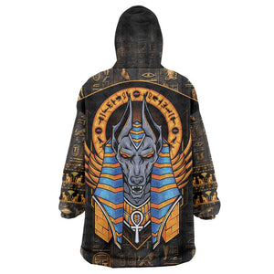 Egyptian Anubis KId Wearable Blanket Hoodie Ancient Egypt Culture